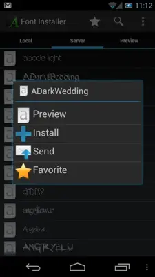 Font Installer android App screenshot 9
