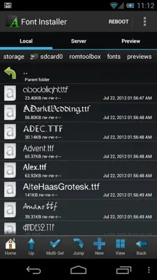 Font Installer android App screenshot 10